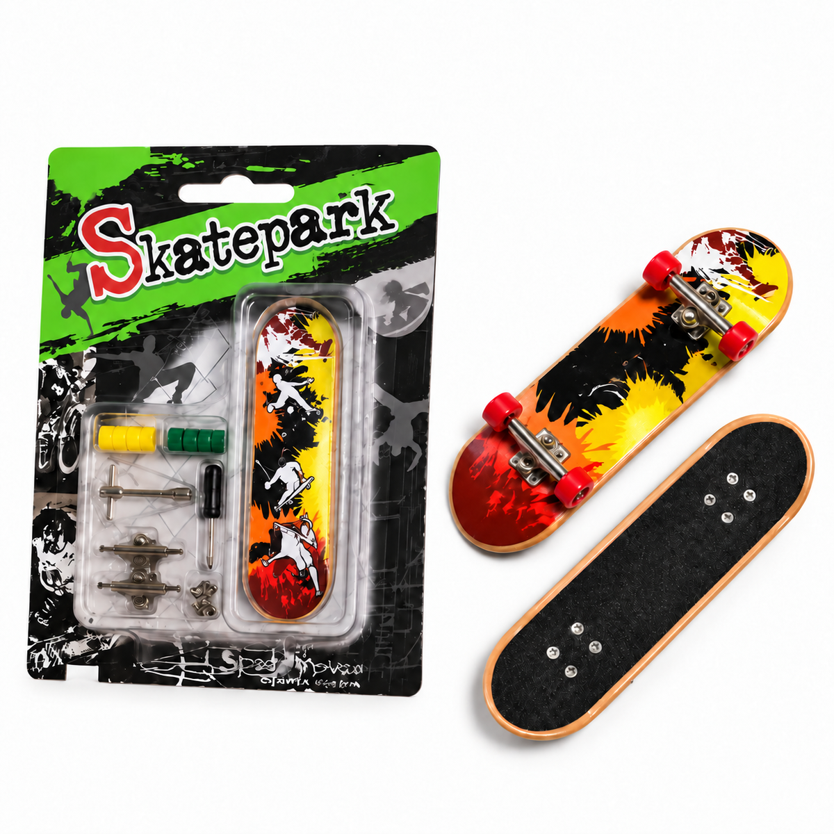 Mini Skatepark con accesorios incluidos